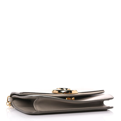 Chloe Calfskin Suede C Clutch With Chain Motty Grey 4 of 10