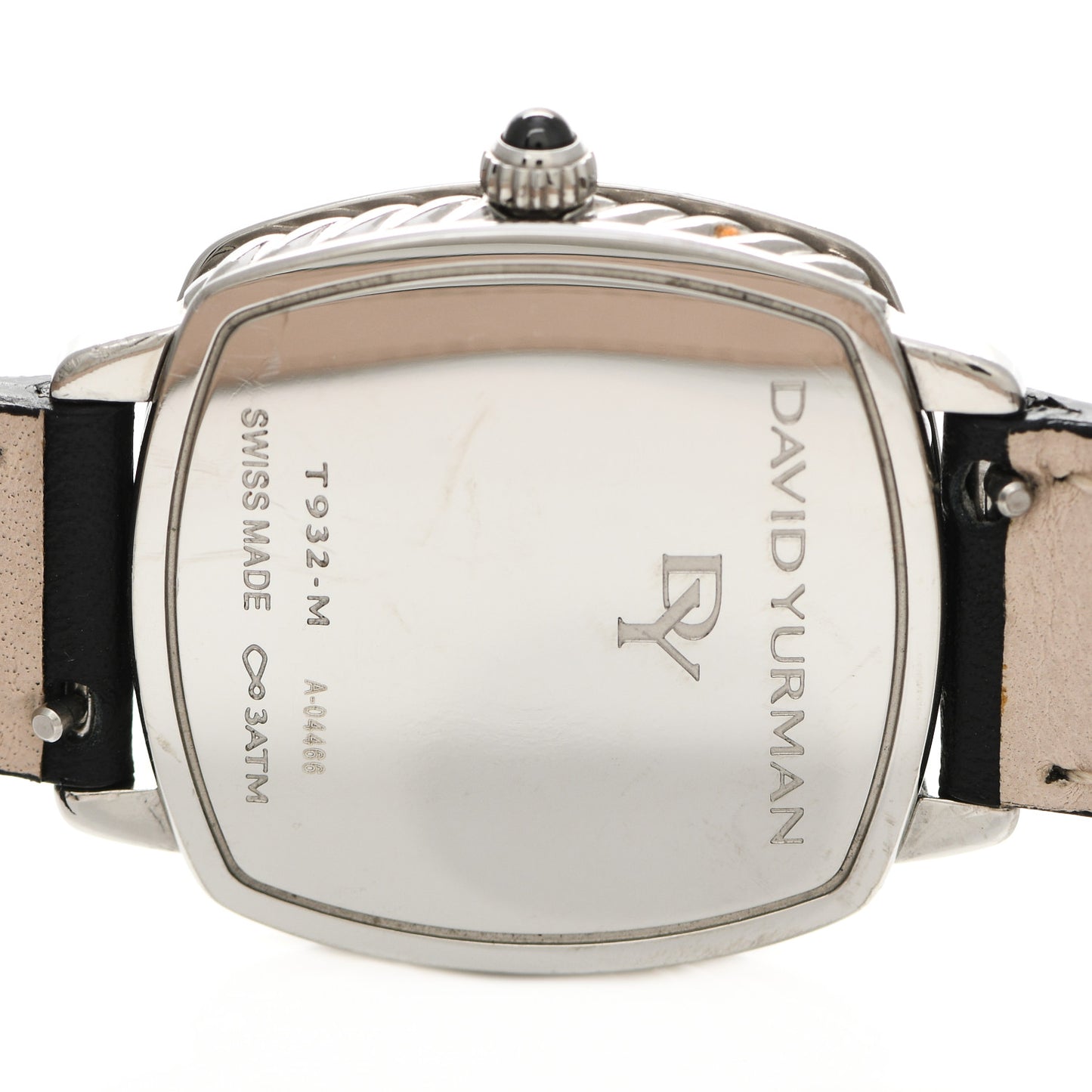 Stainless Steel Calfskin Diamond 27mm Albion Wrap Quartz Watch