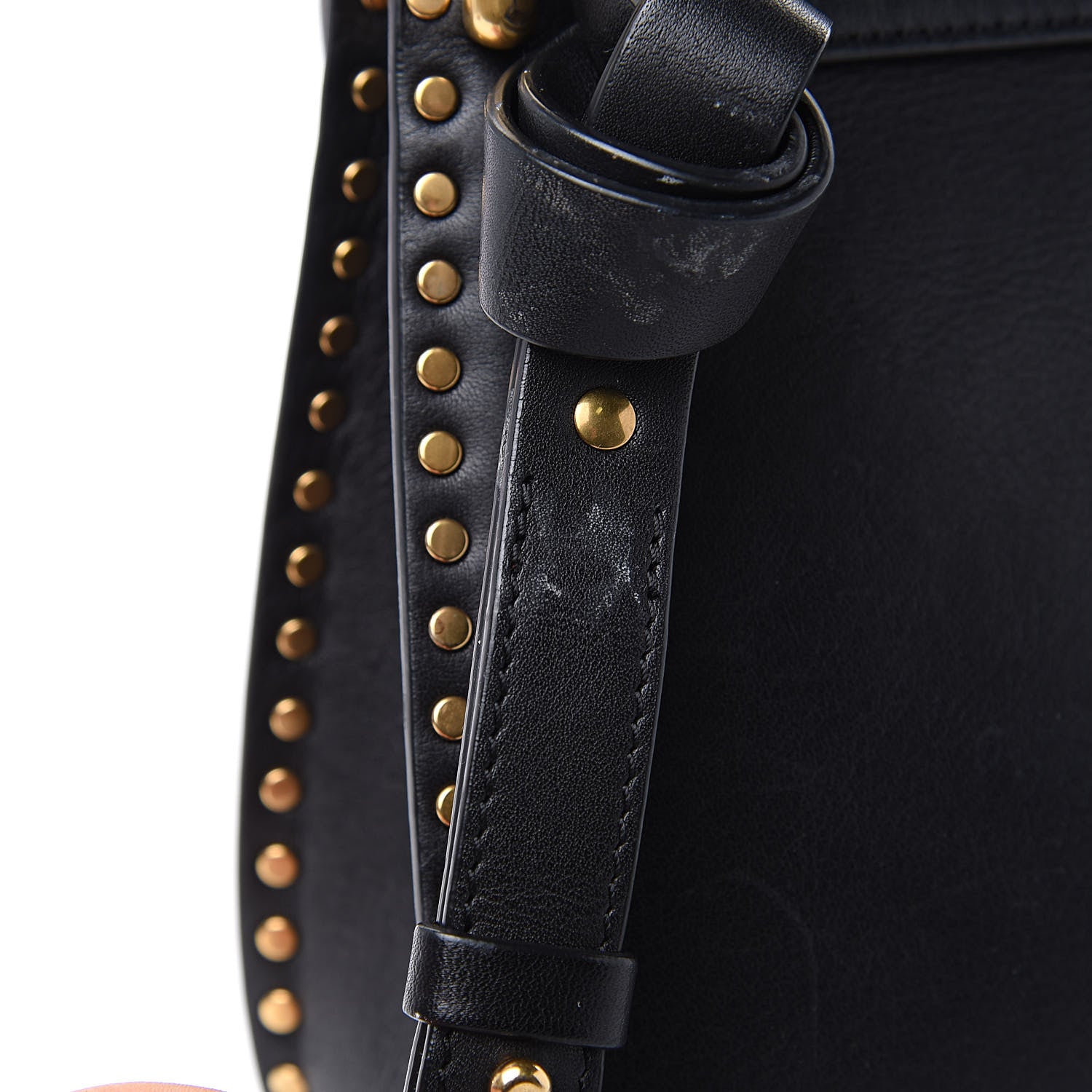 Chloe Calfskin Braided Medium Hudson Shoulder Bag Black 14 of 16