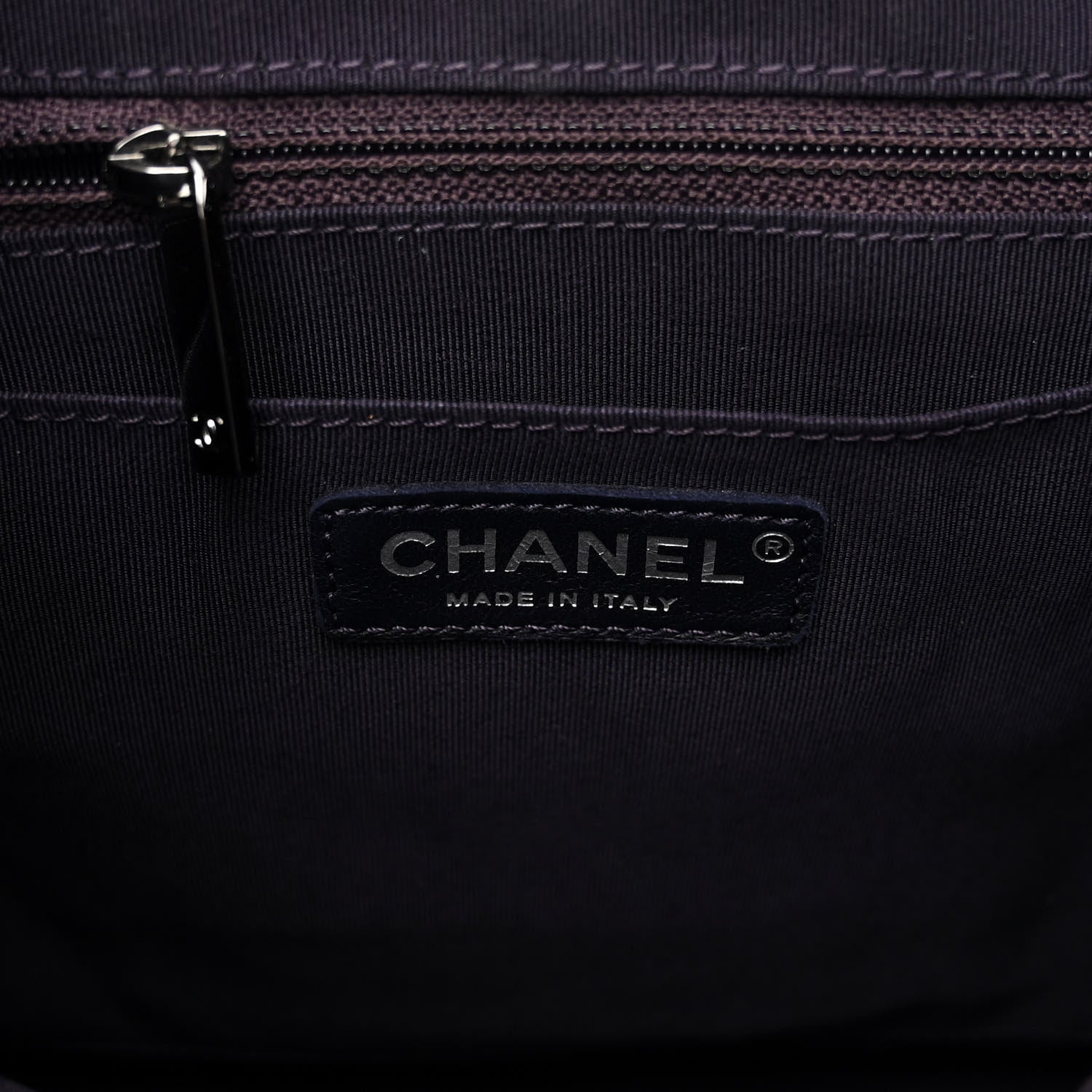 Chanel Calfskin Quilted Large Urban Spirit Backpack Dark Purple 6 of 12