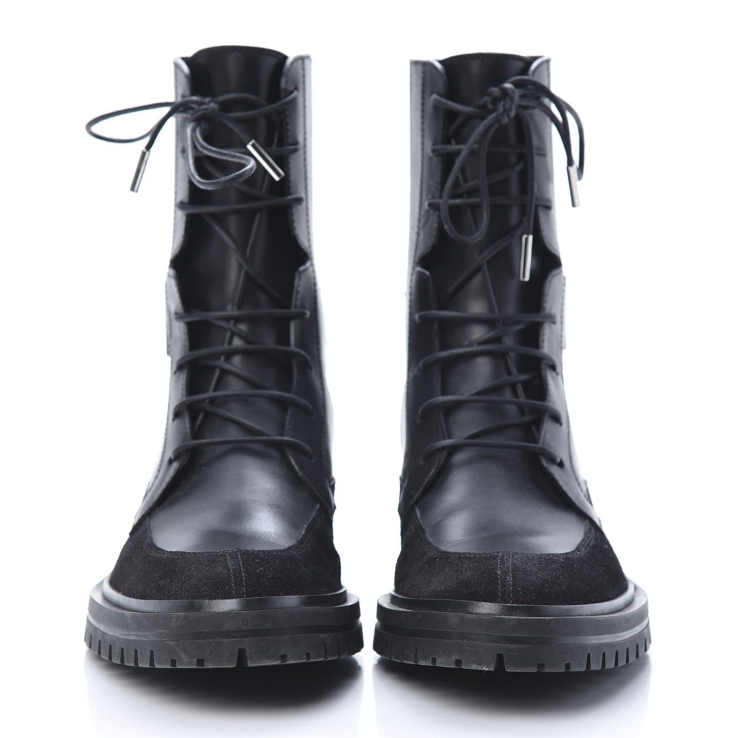 Givenchy Calfskin Suede Aviator Ankle Boots 37 Black 3 of 9