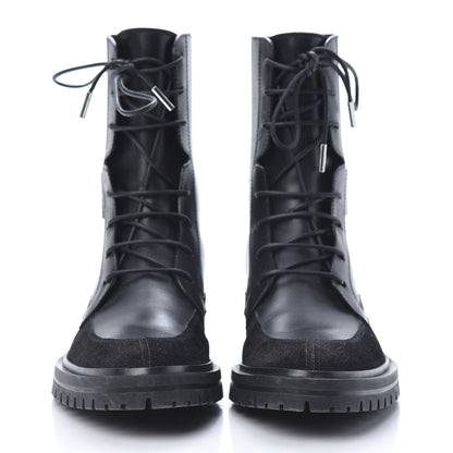 Givenchy Calfskin Suede Aviator Ankle Boots 37 Black 3 of 9