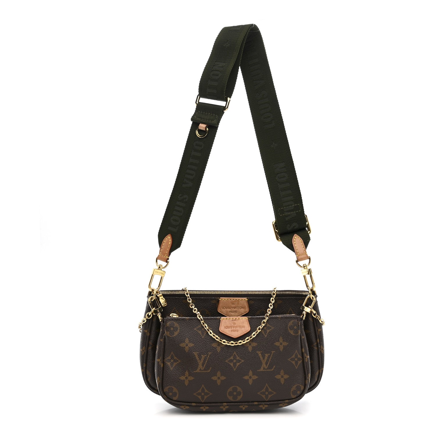 Louis Vuitton Monogram Multi Pochette Accessories Kaki 1 of 11