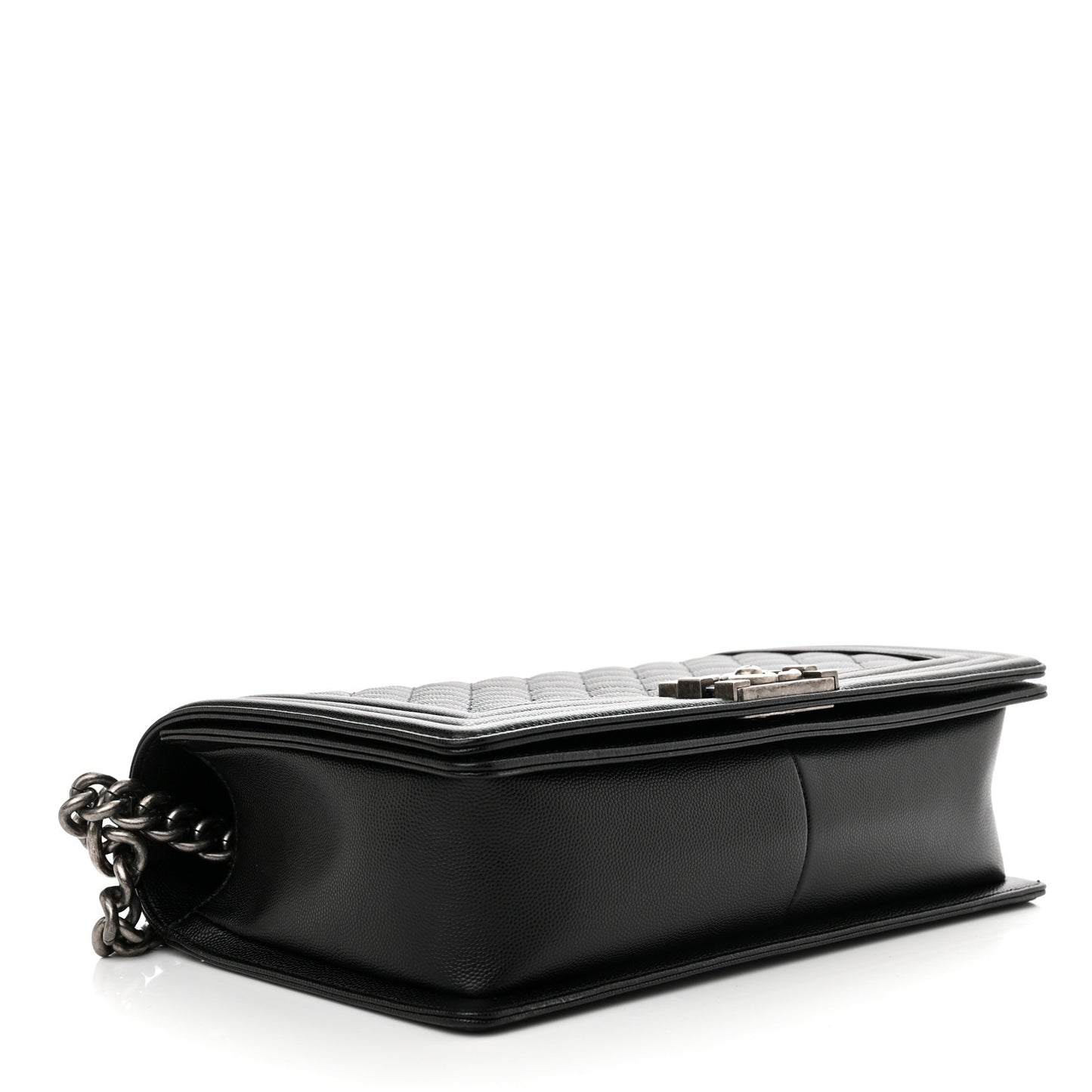 Caviar Quilted New Medium Boy Flap Black