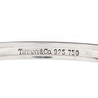 Tiffany Sterling Silver 18K Yellow Gold Interlocking Loops Bangle Bracelet 3 of 3