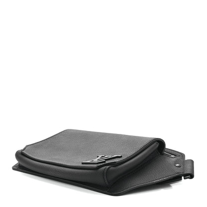 Louis Vuitton Grained Calfskin Aerogram Takeoff Sling Black 11 of 13