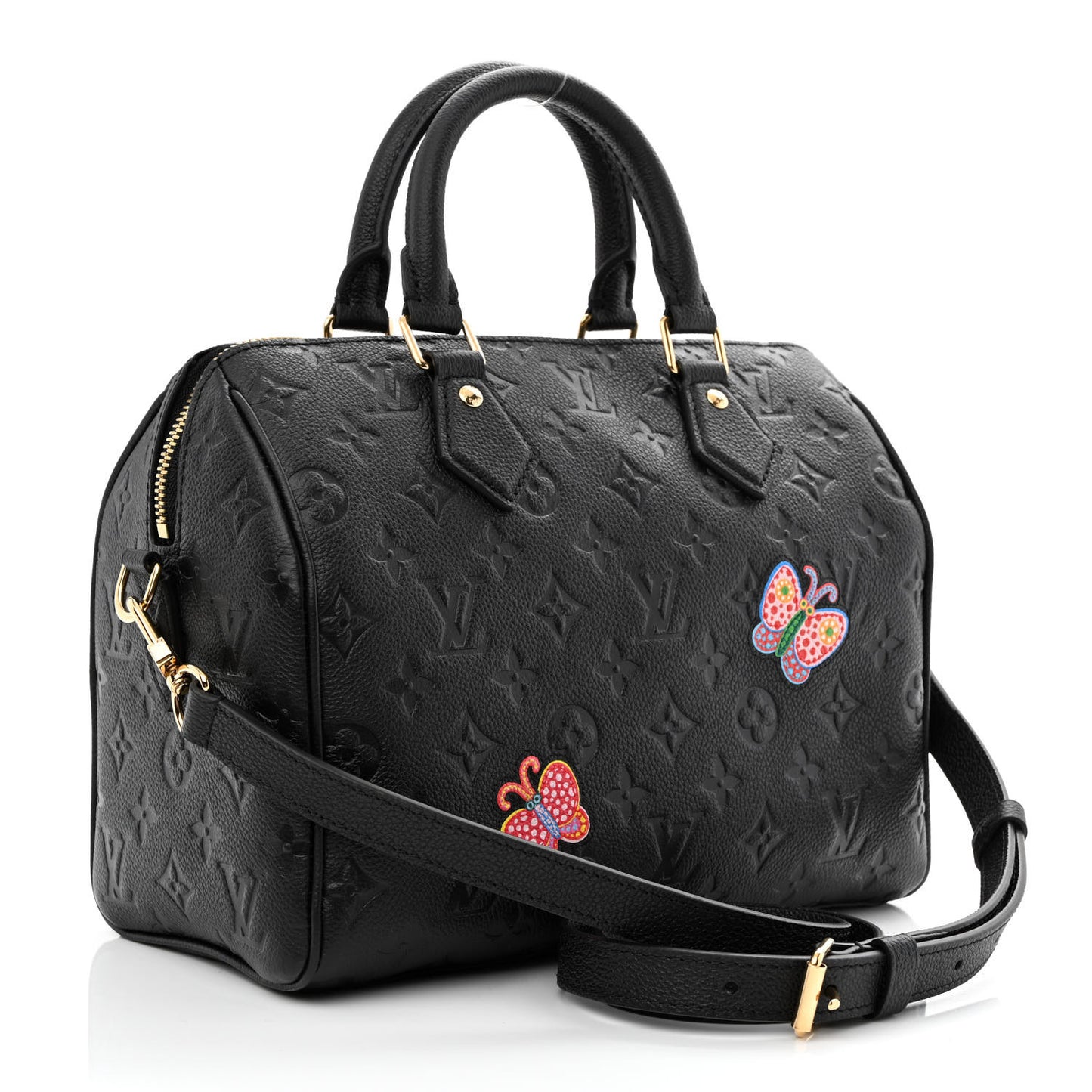 LV x YK Empreinte Speedy Bandouliere 25 Black