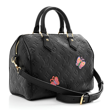 Louis Vuitton LV x YK Empreinte Speedy Bandouliere 25 Black 2 of 9