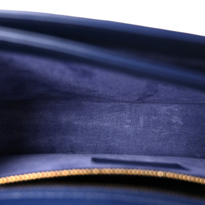 Saint Laurent Smooth Calfskin Medium Classic Monogram Universite Bag Royal Blue 5 of 10