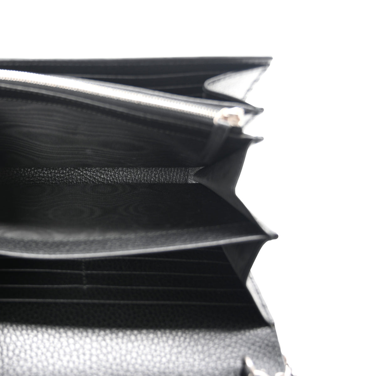 Calfskin Mini Dionysus Chain Wallet Black