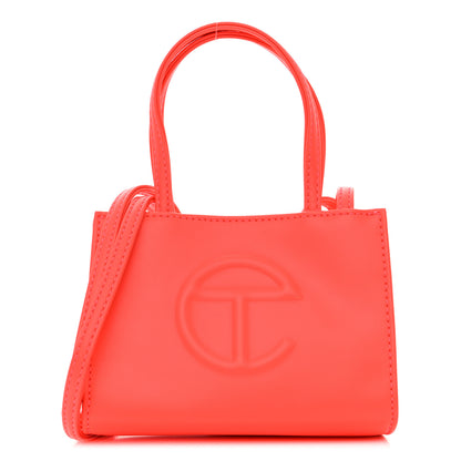 Telfar Vegan Leather Small Shopping Bag Hazard 1 of 10