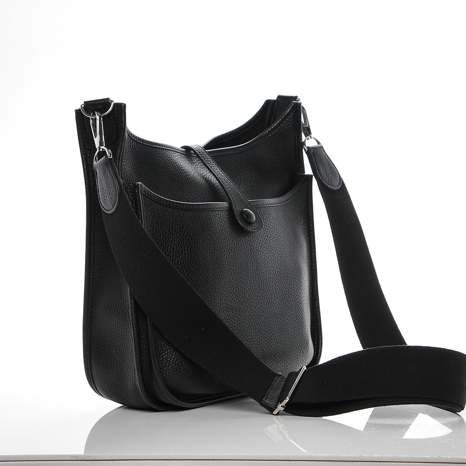 Hermes Taurillon Clemence Evelyne III PM Black 3 of 10