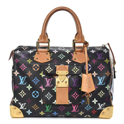 Louis Vuitton Monogram Multicolor Speedy 30 Black 1 of 11