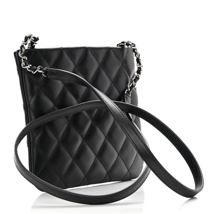 Chanel Lambskin Quilted Crossbody Bag Black 3 of 12