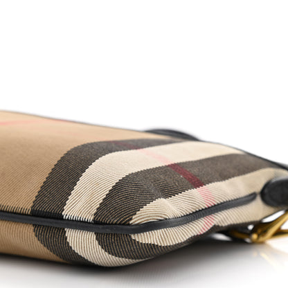 Burberry House Check Derby Peyton Crossbody Clutch Bag Black 11 of 15
