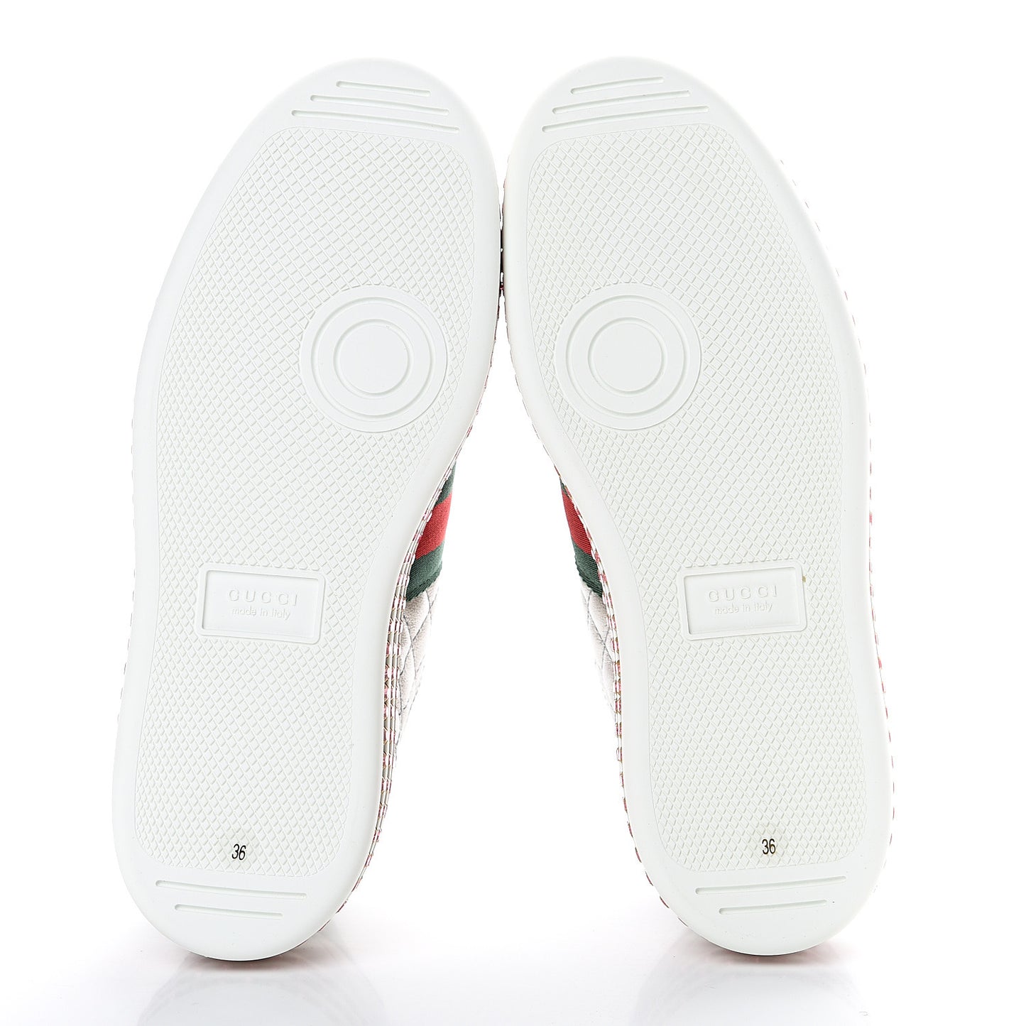 Laminated Nappa Crystal Web Bee Embroidered Trapuntata Womens Ace Platform Sneakers 36.5 Argento