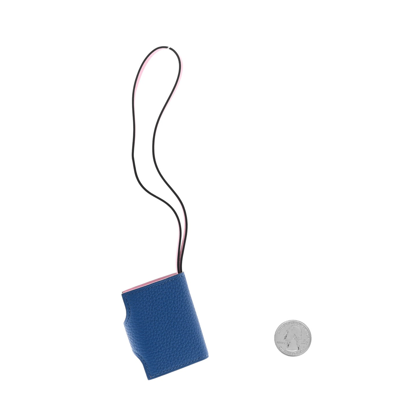 Togo Swift Verso Ulysse Nano Bag Charm Bleu France Mauve Sylvestre