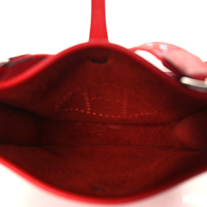 Hermes Taurillon Maurice Zigzag Sangle Evelyne TPM Rouge De Coeur Bleu Du Nord 5 of 10