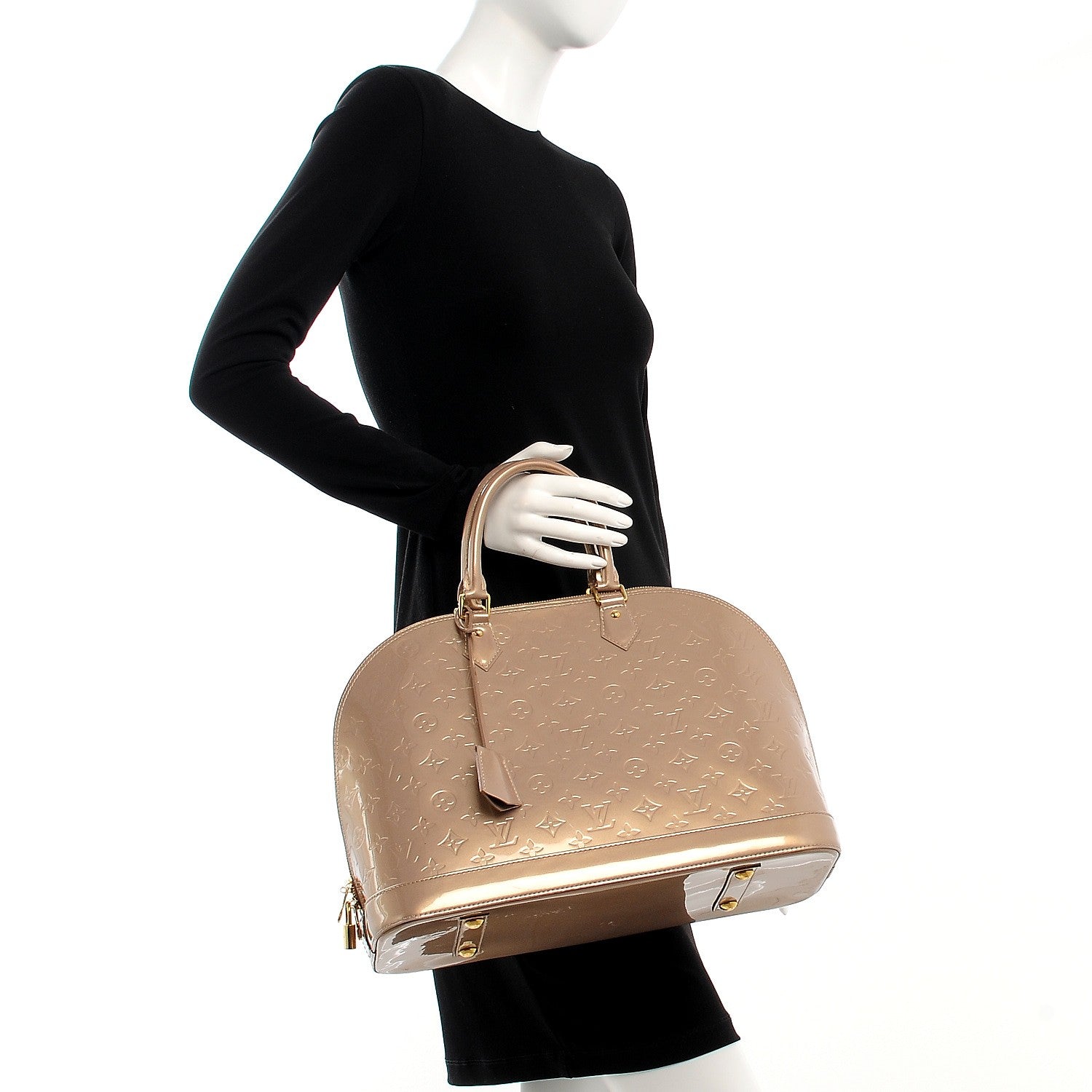 Louis Vuitton Vernis Alma GM Beige Poudre 2 of 12