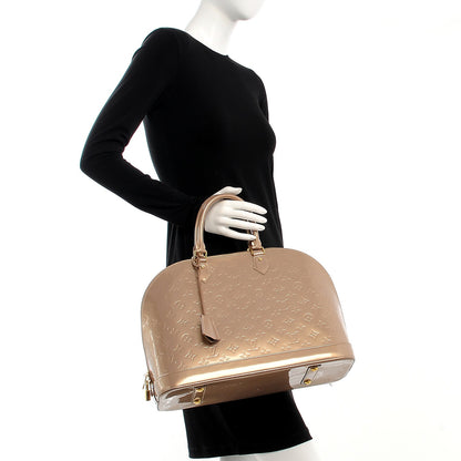 Louis Vuitton Vernis Alma GM Beige Poudre 2 of 12