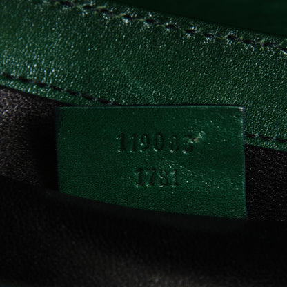 Gucci Alligator Horsebit Clutch Green 7 of 7