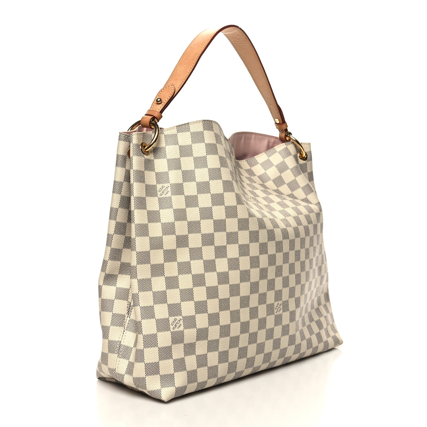 Damier Azur Graceful MM Rose Ballerine