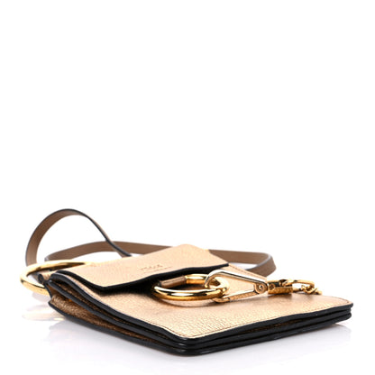 Chloe Metallic Calfskin Mini Faye Bracelet Bag Gold 3 of 12
