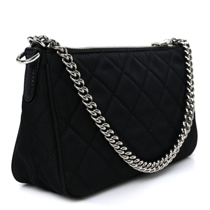 Prada Nylon Tessuto Impuntu Quilted Crossbody Bag Black 3 of 11