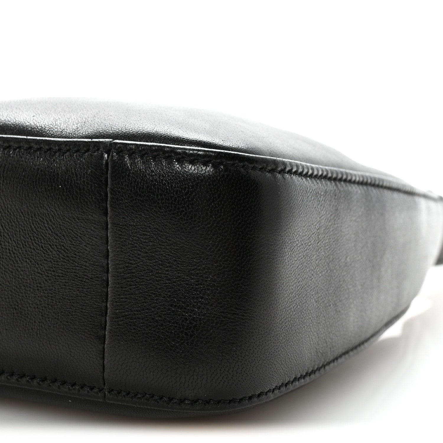 Saint Laurent Plunged Lambskin Calypso Mini Hobo Black 9 of 9