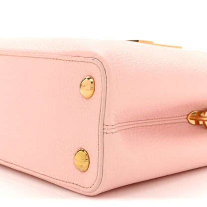 Louis Vuitton Taurillon Resin Murano Capucines BB Rose Jasmin 10 of 10