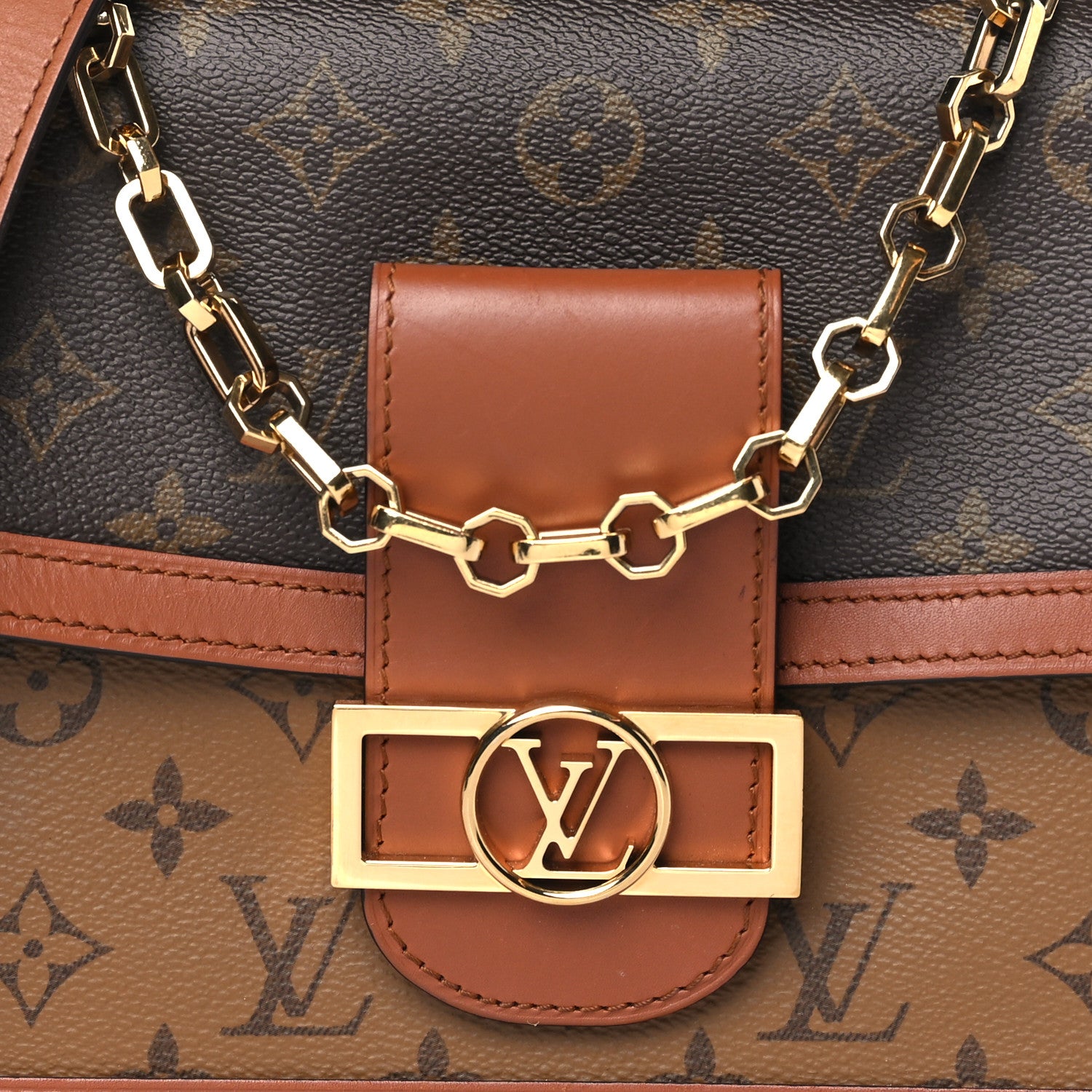 Louis Vuitton Reverse Monogram Dauphine MM 7 of 11