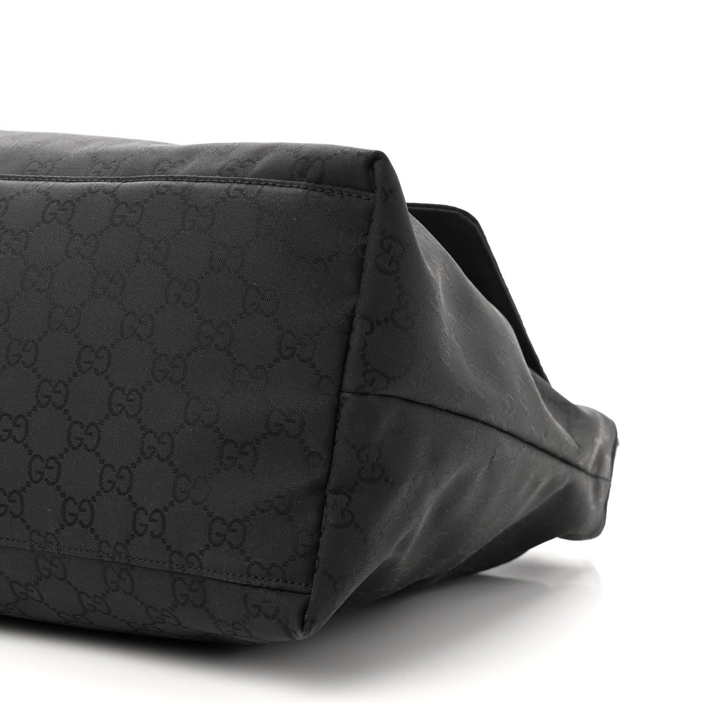 GG Monogram Flap Messenger Bag Black