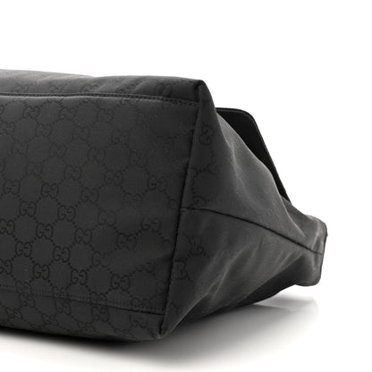 Gucci GG Monogram Flap Messenger Bag Black 10 of 11