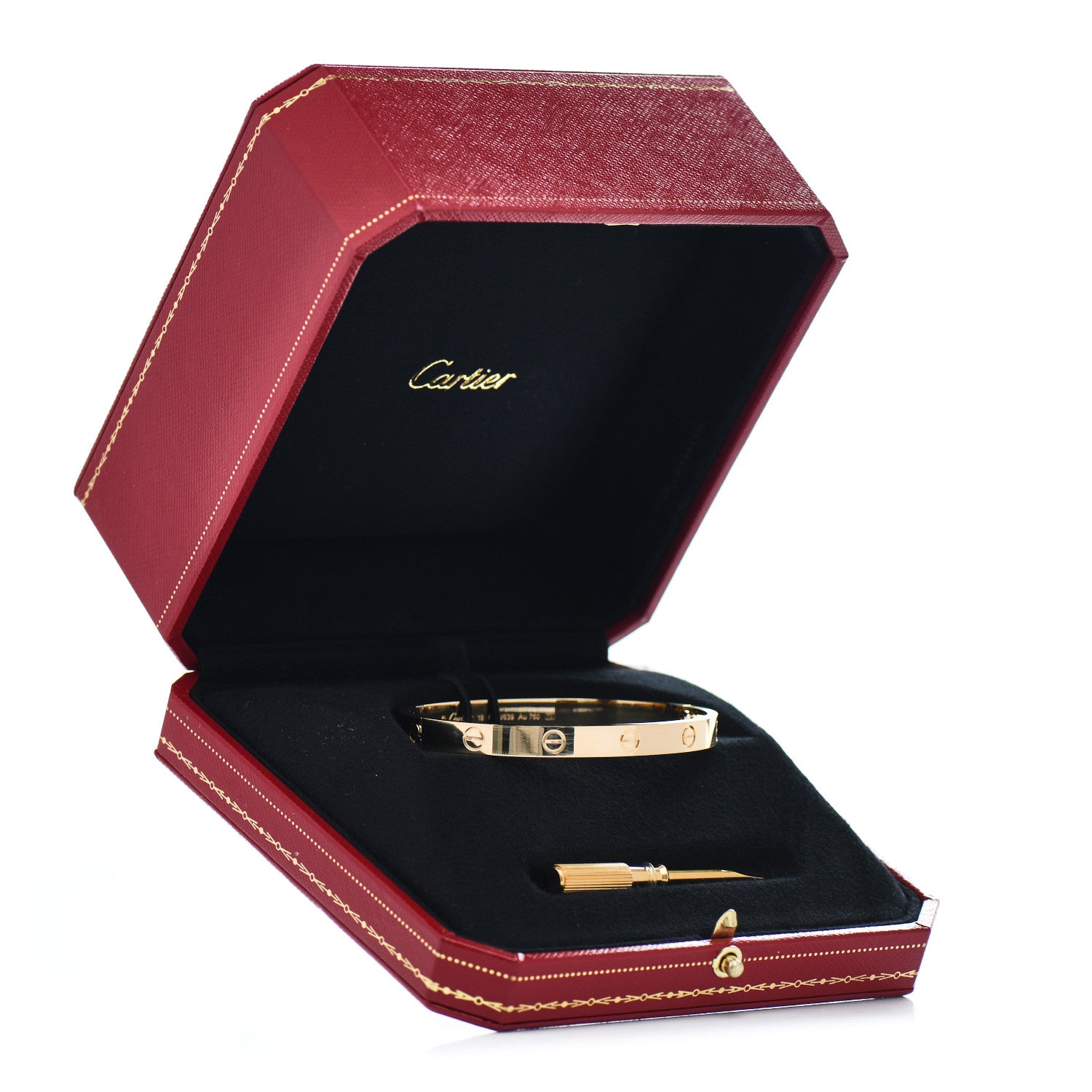 Cartier 18K Yellow Gold LOVE Bracelet 18 5 of 5