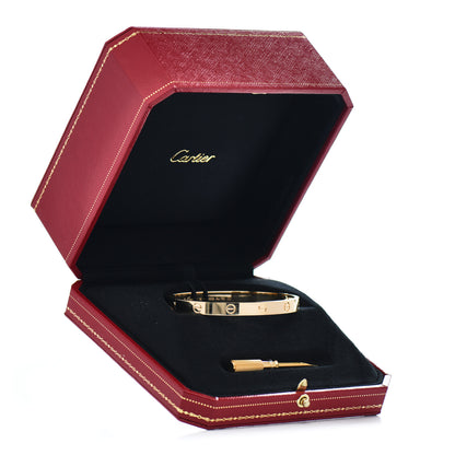 Cartier 18K Yellow Gold LOVE Bracelet 18 5 of 5