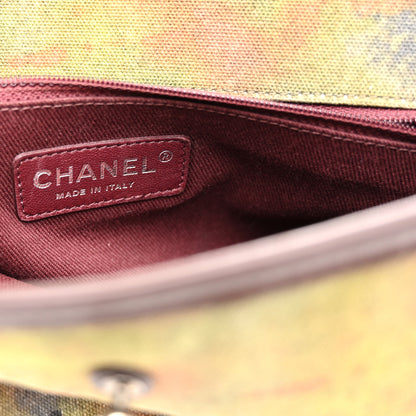 Chanel Washed Toile Graffiti On The Pavements Messenger Khaki Multicolor 6 of 10