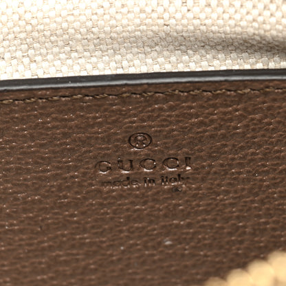 Gucci GG Supreme Monogram Textured Dollar Calfskin Mini Ophidia Chain Bag Beige Ebony 6 of 10