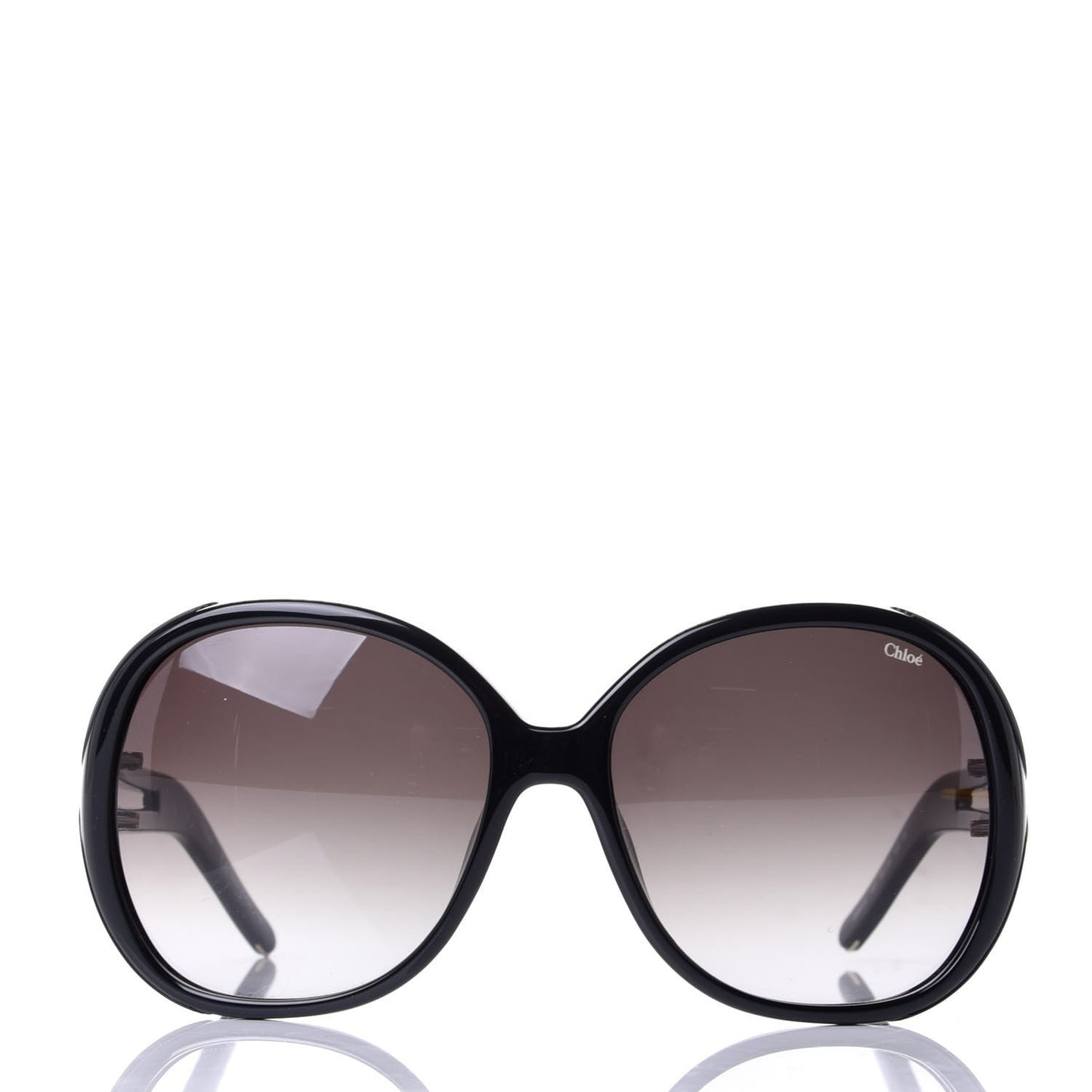 Oversized Round Sunglasses CE651S Black