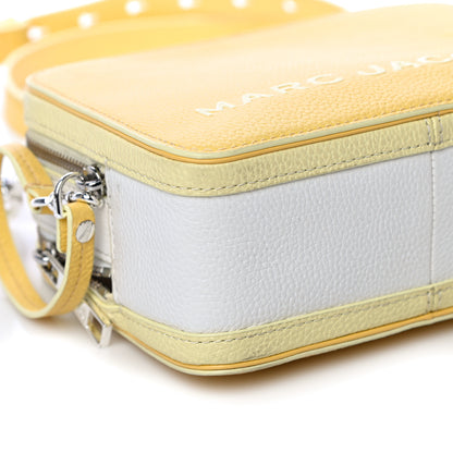 Marc Jacobs Calfskin Mini The Textured Box Bag Yellow White 11 of 17