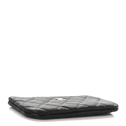 Chanel Caviar Quilted Small Cosmetic Case Black 4 of 7