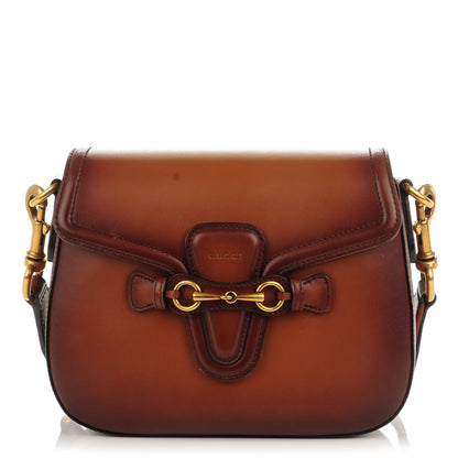 Gucci Calfskin Medium Lady Web Shoulder Bag Cuir 1 of 9