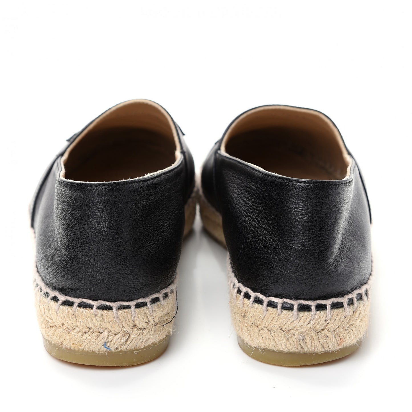 Lambskin CC Espadrilles 39 Black