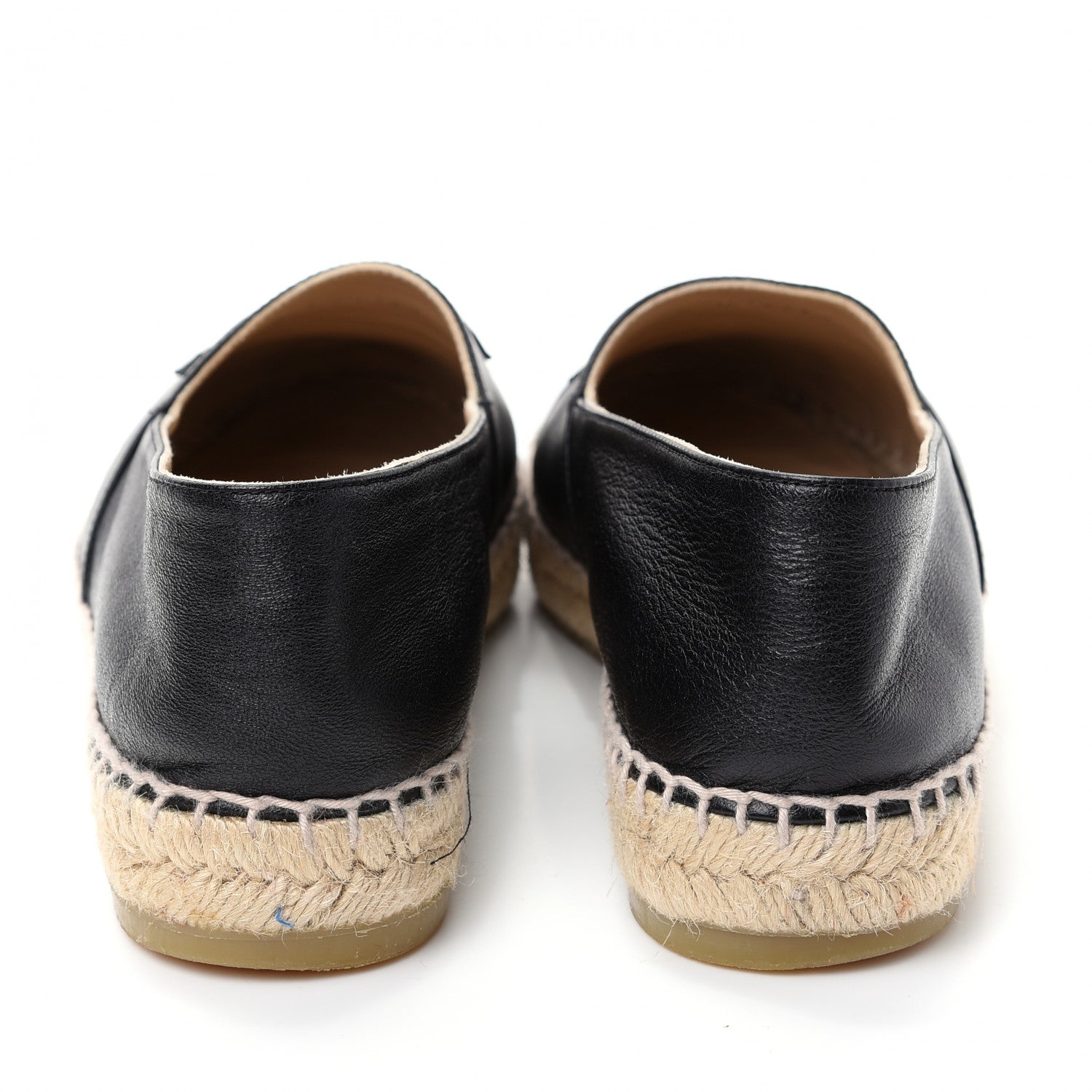 Chanel Lambskin CC Espadrilles 39 Black 7 of 11