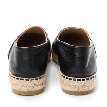 Chanel Lambskin CC Espadrilles 39 Black 7 of 11