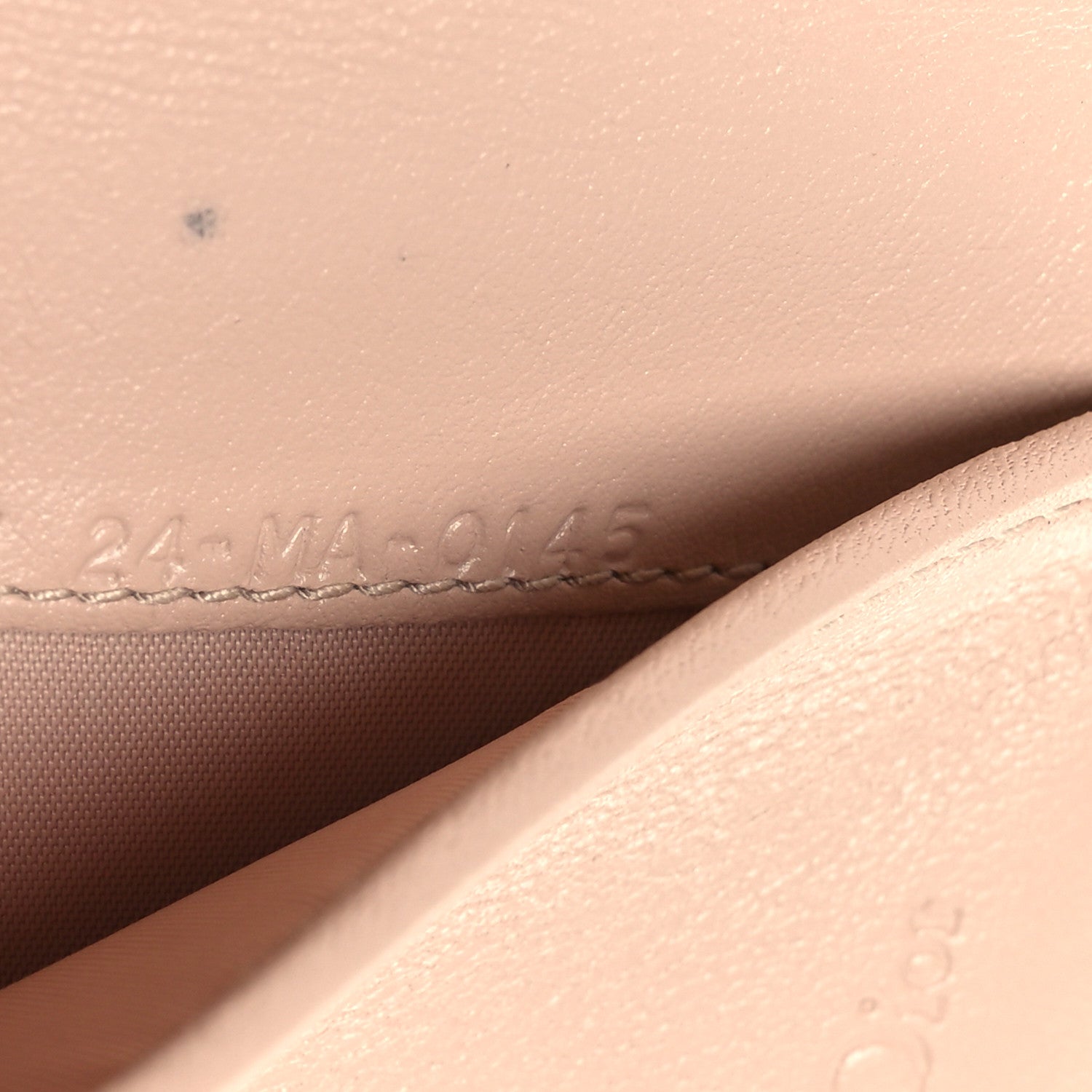 Christian Dior Patent Cannage Lady Dior Eden Wallet Beige 7 of 12