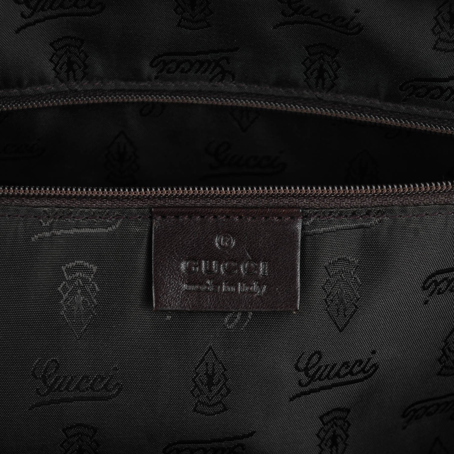 Gucci Crystal Monogram Medium Duchessa Boston Bag Brown 7 of 8