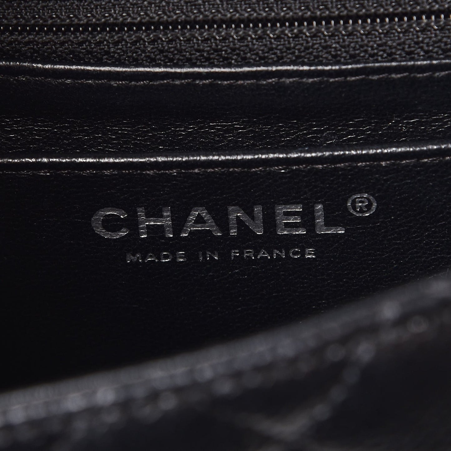 Caviar Quilted Mini Square Flap Black