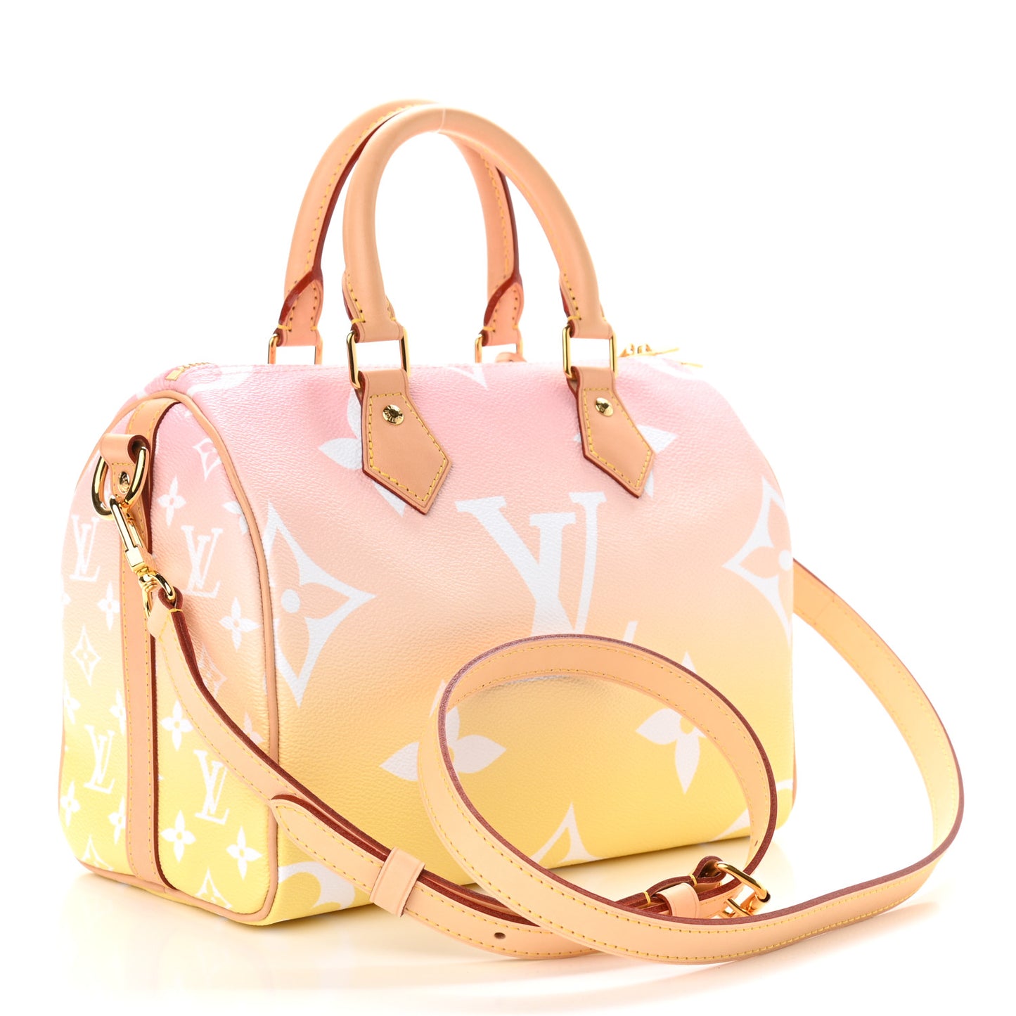 Monogram Giant By The Pool Speedy Bandouliere 25 Light Pink