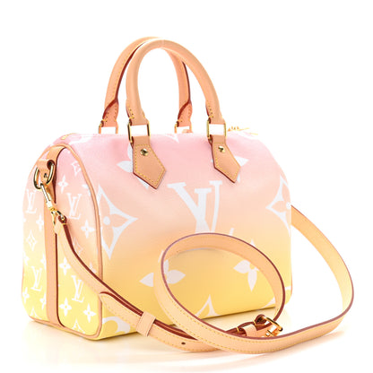 Louis Vuitton Monogram Giant By The Pool Speedy Bandouliere 25 Light Pink 3 of 11