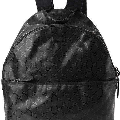 Gucci Imprime Monogram Medium Classic Backpack Black 8 of 11